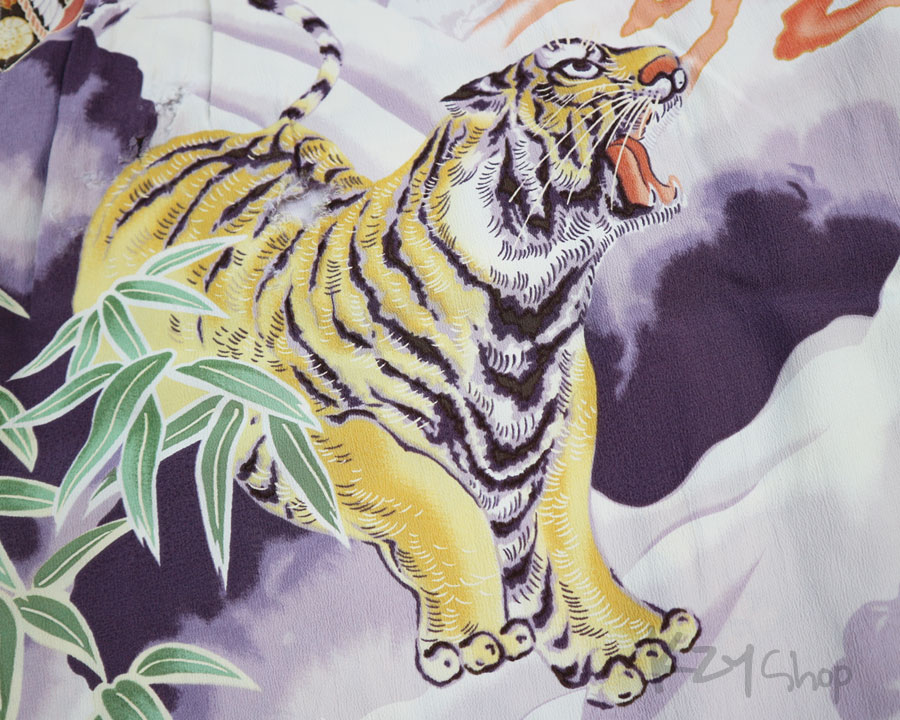 เสื้อฮาวายลายญี่ปุ่น SUN SURF - DRAGON & TIGER