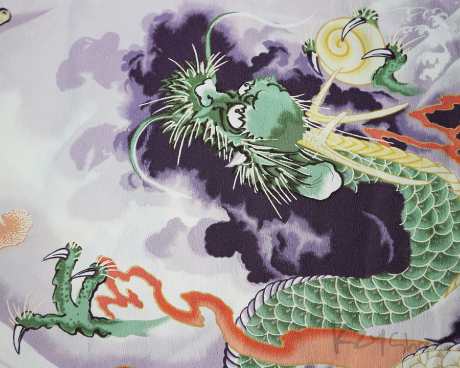 เสื้อฮาวายลายญี่ปุ่น SUN SURF - DRAGON & TIGER