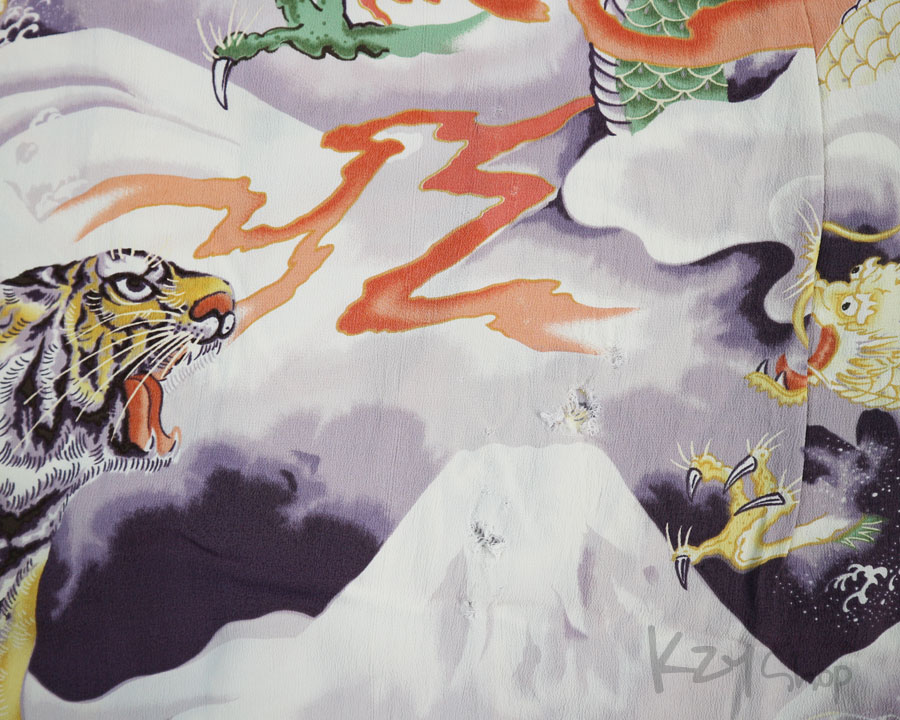 เสื้อฮาวายลายญี่ปุ่น SUN SURF - DRAGON & TIGER