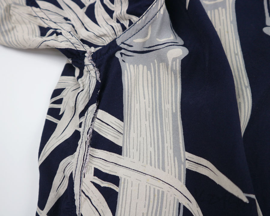 เสื้อฮาวายลายญี่ปุ่น Sun Surf - BAMBOO (NAVY)