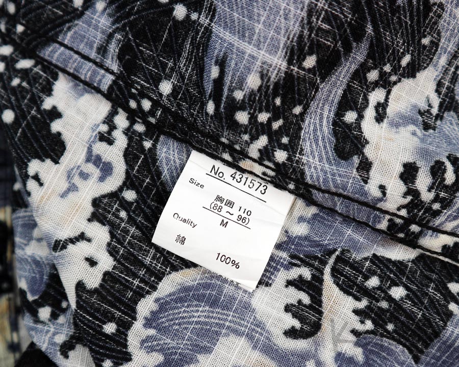 เสื้อฮาวายลายญี่ปุ่น kerry kenny ลาย คลื่นน้ำทะเล