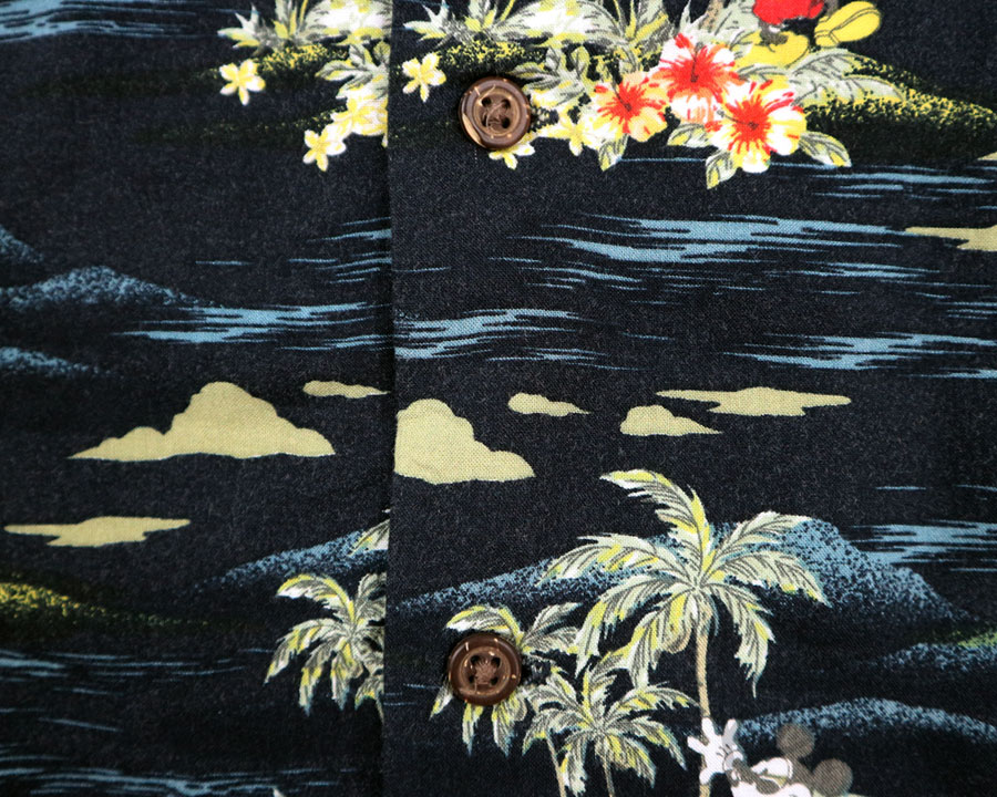 เสื้อฮาวาย  Disney  ลาย Mickey Mouse