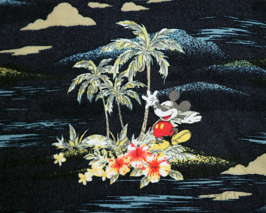 เสื้อฮาวาย  Disney  ลาย Mickey Mouse