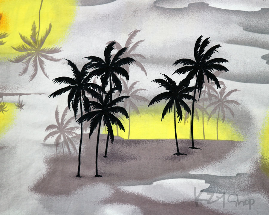 เสื้อฮาวาย ลาย ต้นมะพร้าว