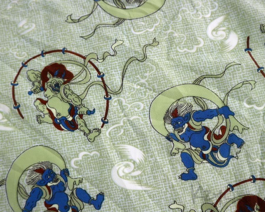 เสื้อฮาวายลายญี่ปุ่น Stevenson - Fujin Raijin