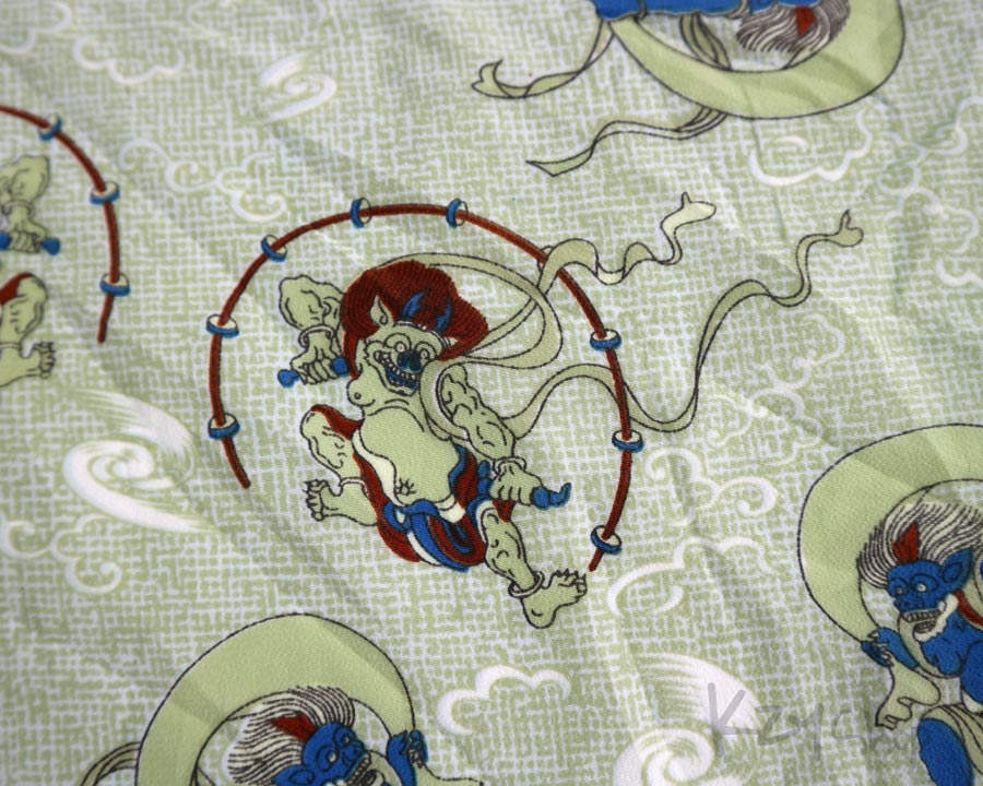เสื้อฮาวายลายญี่ปุ่น Stevenson - Fujin Raijin