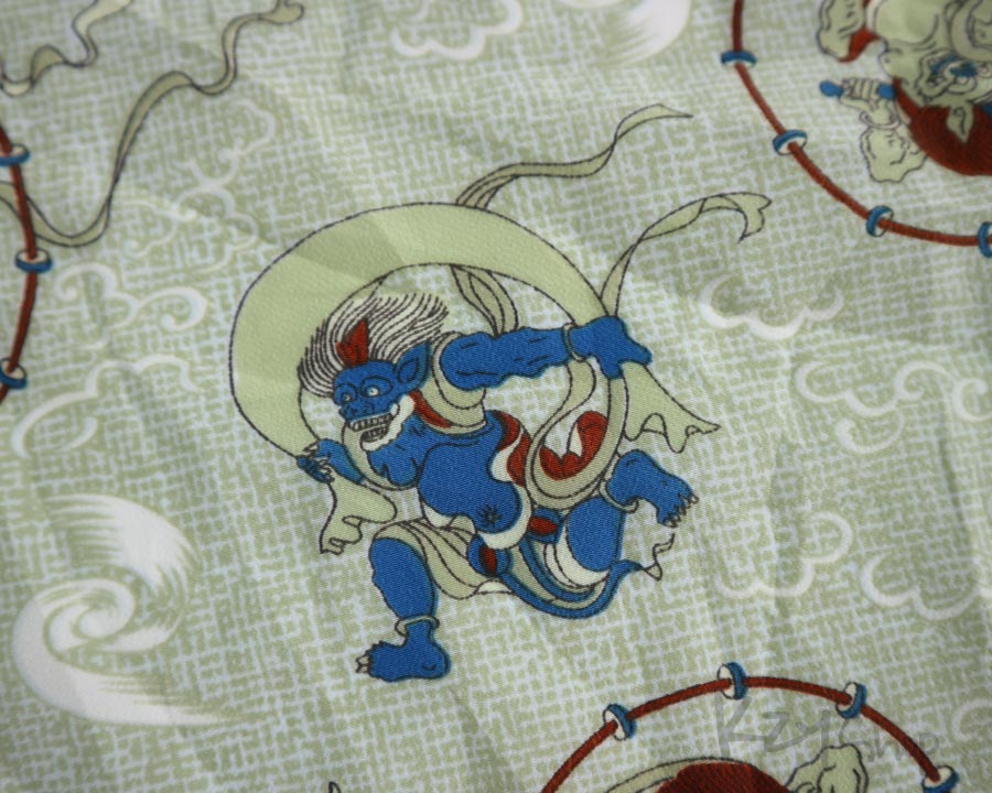 เสื้อฮาวายลายญี่ปุ่น Stevenson - Fujin Raijin
