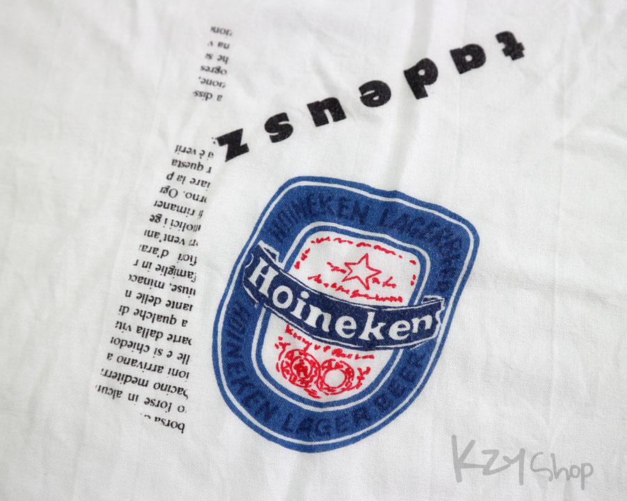 เสื้อฮาวาย CITE HOMME ลาย ล้อเลียนยี่ห้อเบียร์