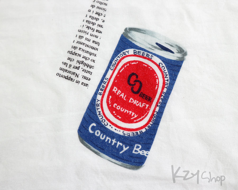 เสื้อฮาวาย CITE HOMME ลาย ล้อเลียนยี่ห้อเบียร์