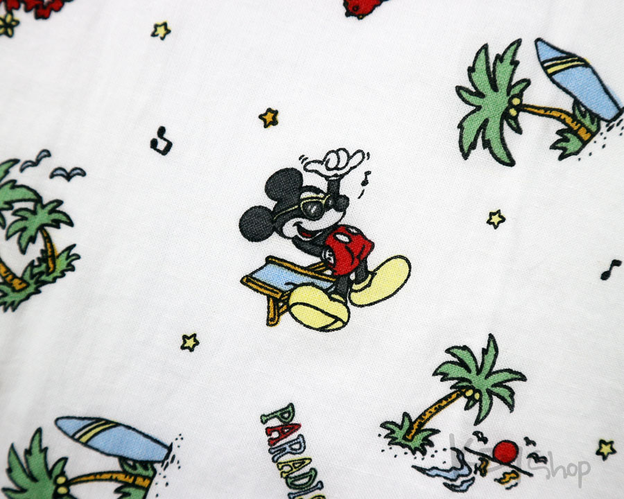 เสื้อฮาวาย Disney ลาย Mickey & Minnie Mouse PARADISE