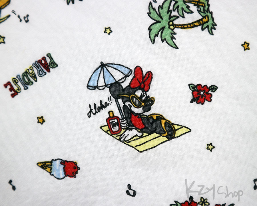 เสื้อฮาวาย Disney ลาย Mickey & Minnie Mouse PARADISE