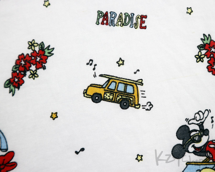 เสื้อฮาวาย Disney ลาย Mickey & Minnie Mouse PARADISE