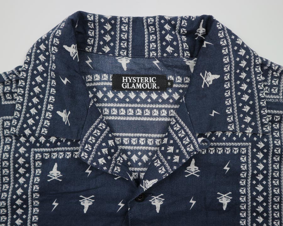 เสื้อฮาวาย HYSTERIC GLAMOUR - WOMAN ON SKULL