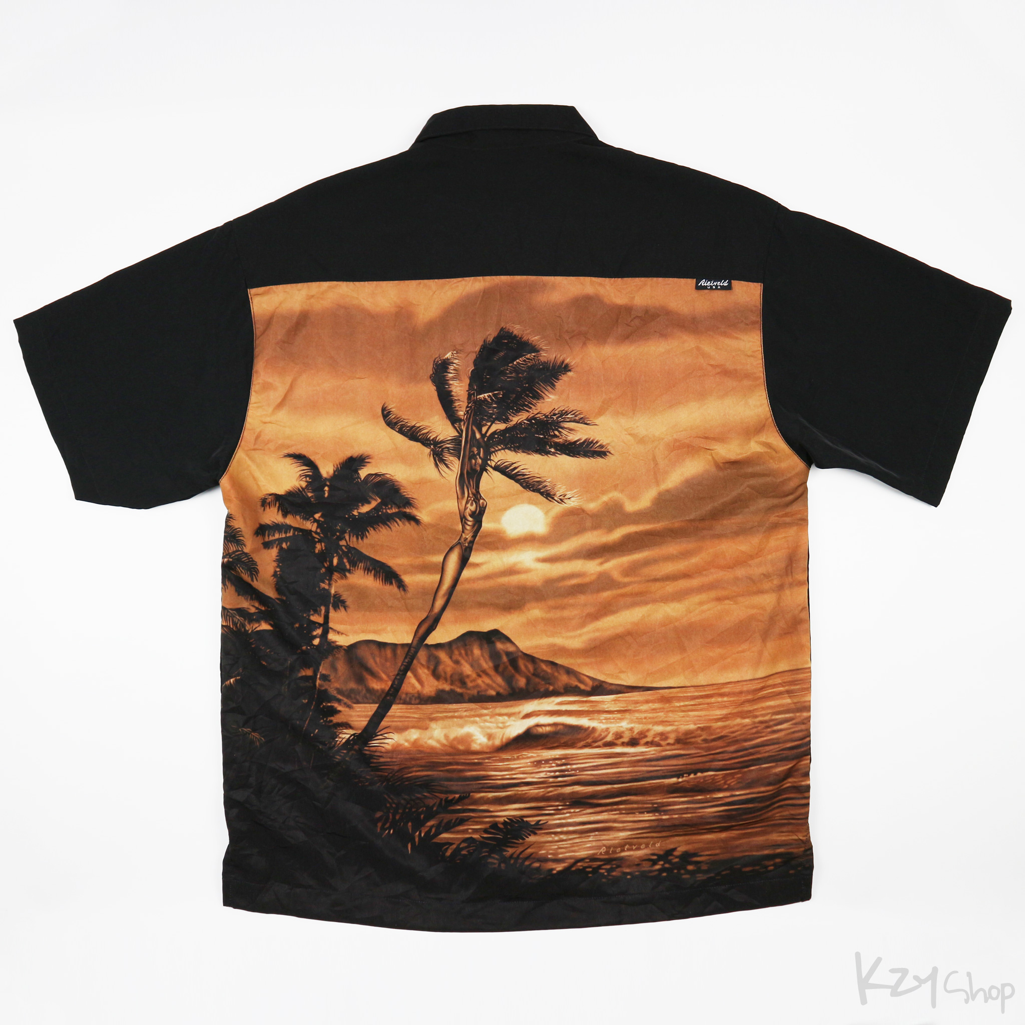 เสื้อฮาวาย Rietveld - Mermaid Palm Trees