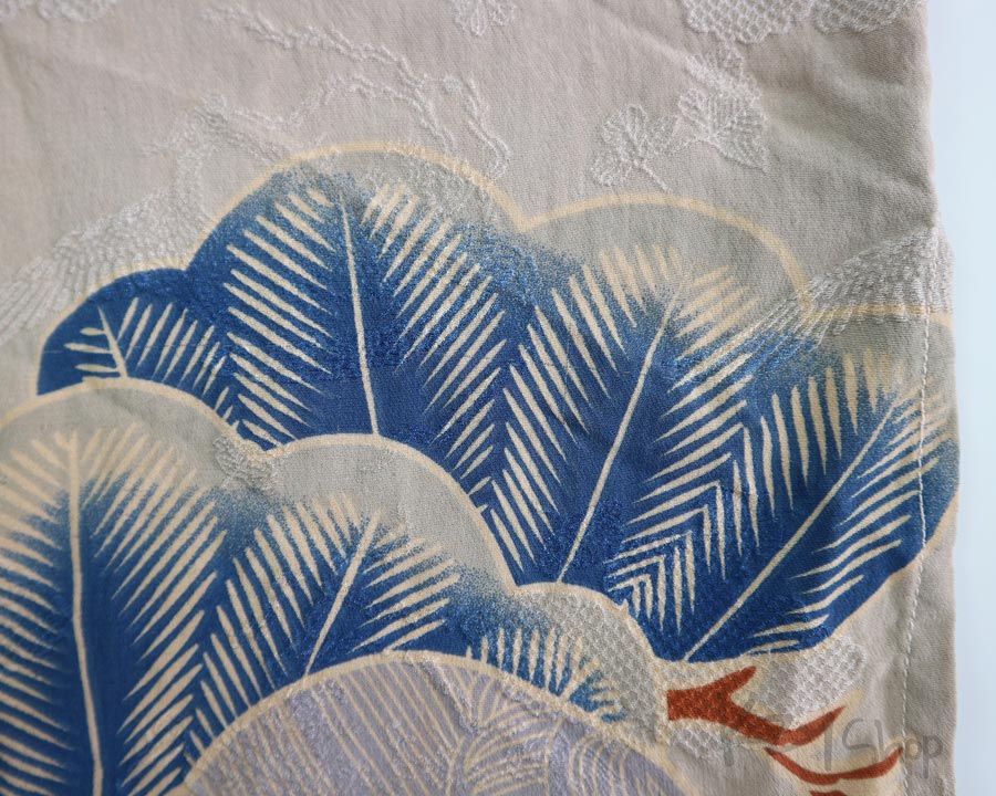 เสื้อฮาวายลายญี่ปุ่น CITRON Santa Monica ลาย นกกระเรียน