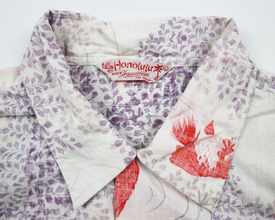 เสื้อฮาวายลายญี่ปุ่น Honolulu taste of Hawaiian ลาย ปลาทอง