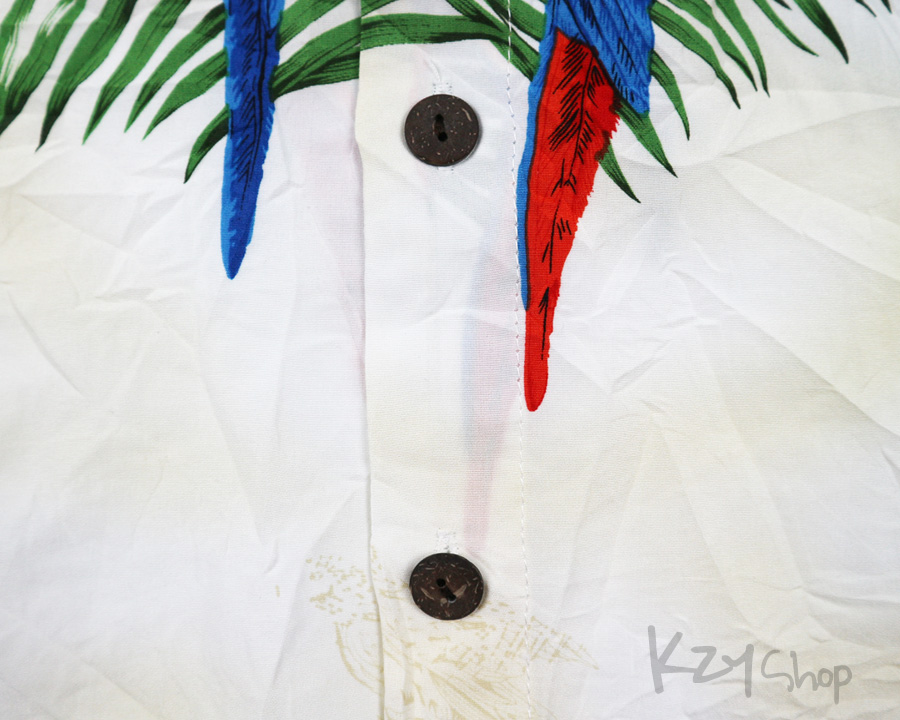 เสื้อฮาวาย LOWES ลาย นกแก้ว