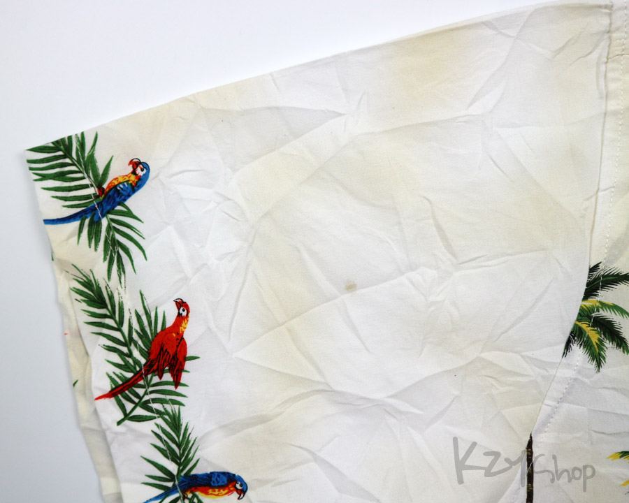 เสื้อฮาวาย LOWES ลาย นกแก้ว