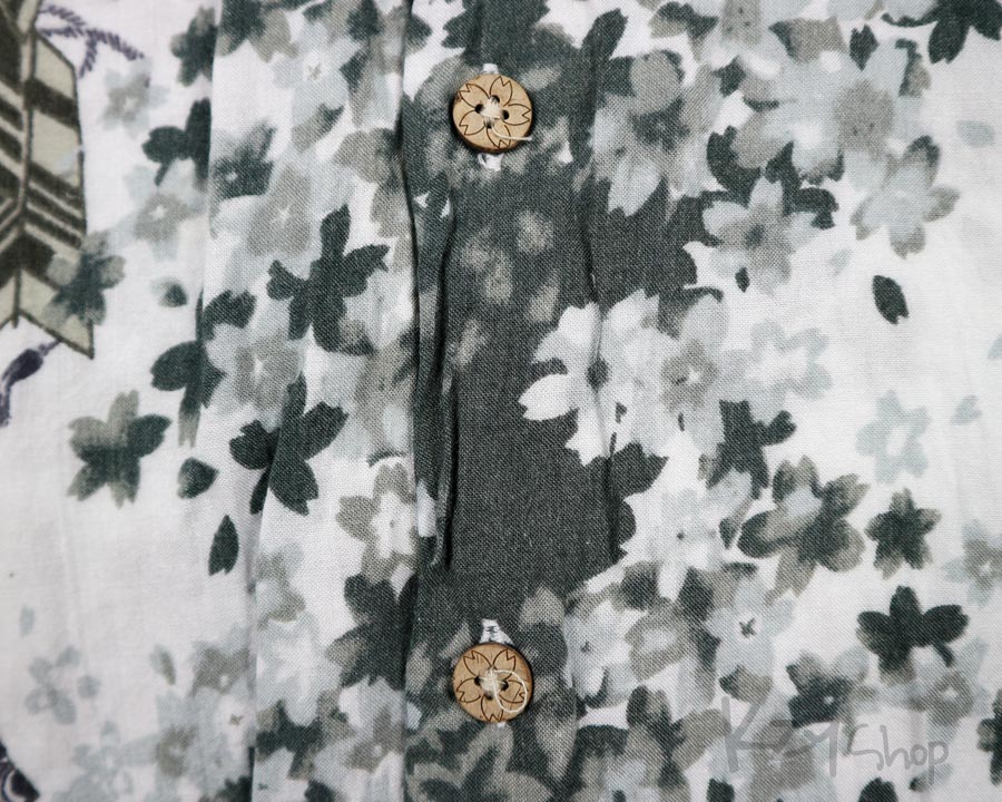 เสื้อฮาวายลายญี่ปุ่น Honolulu taste of Hawaiian ลาย ลาย ริบบิ้น ดอกซากุระ