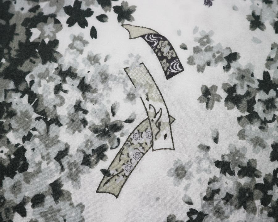 เสื้อฮาวายลายญี่ปุ่น Honolulu taste of Hawaiian ลาย ลาย ริบบิ้น ดอกซากุระ