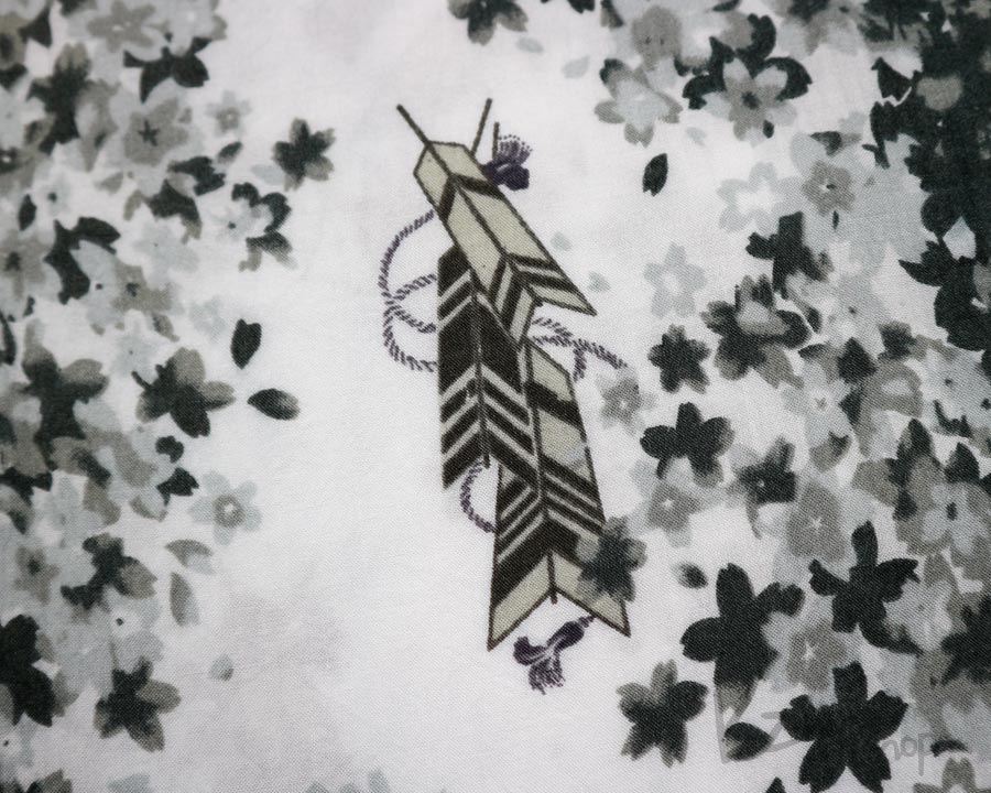 เสื้อฮาวายลายญี่ปุ่น Honolulu taste of Hawaiian ลาย ลาย ริบบิ้น ดอกซากุระ