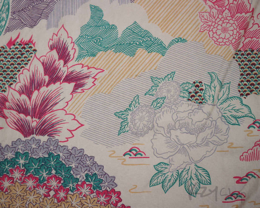 เสื้อฮาวายลายญี่ปุ่น REPLAY ลาย มังกร ดอกไม้ ต้นไผ่