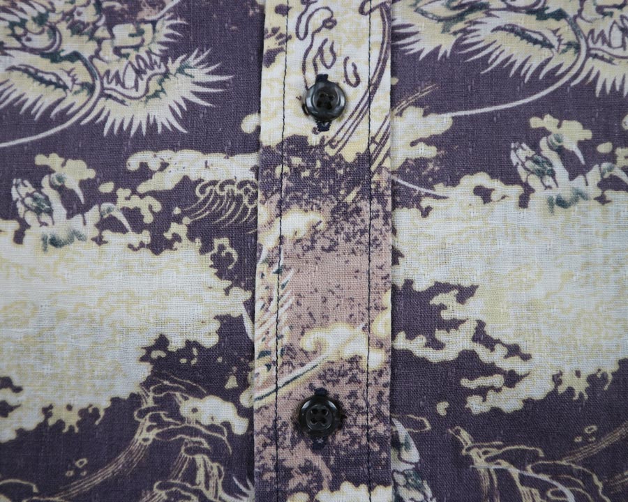 เสื้อฮาวายลายญี่ปุ่น SCHLIPS ลาย มังกร