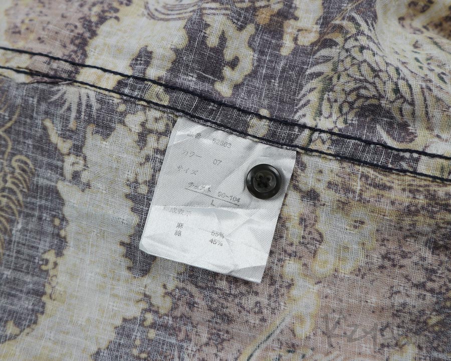 เสื้อฮาวายลายญี่ปุ่น SCHLIPS ลาย มังกร