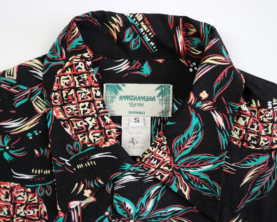 เสื้อฮาวายแขนยาว KAMEHAMEHA - PINEAPPLES