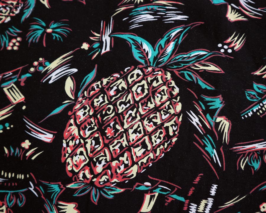 เสื้อฮาวายแขนยาว KAMEHAMEHA - PINEAPPLES