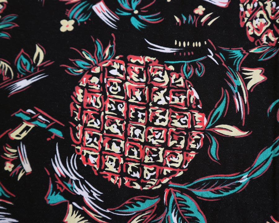 เสื้อฮาวายแขนยาว KAMEHAMEHA - PINEAPPLES