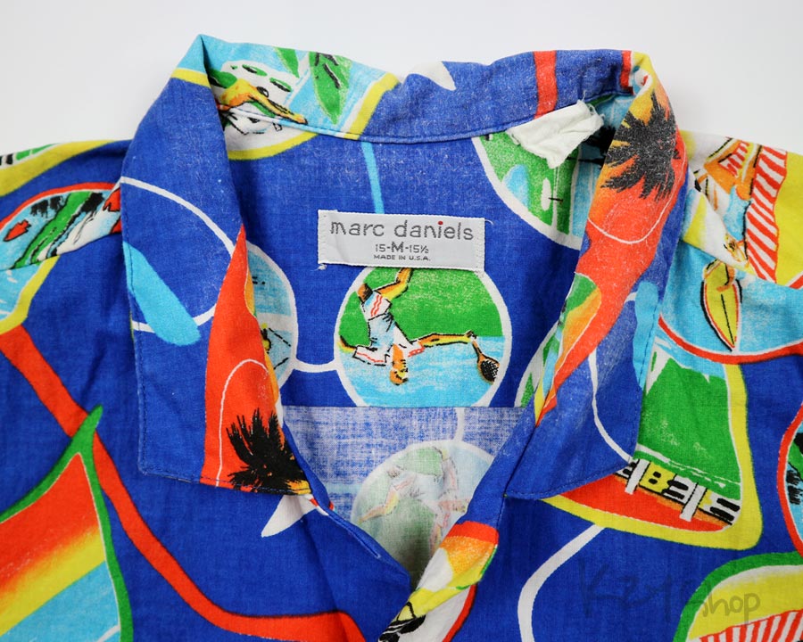 เสื้อฮาวาย marc daniels ลาย แว่นกันแดด