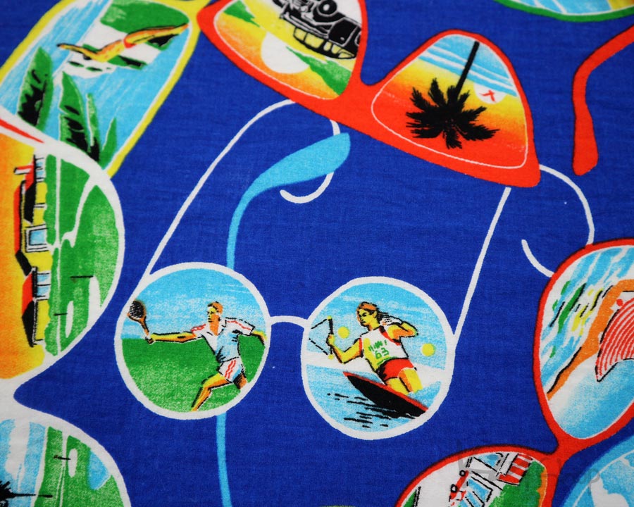 เสื้อฮาวาย marc daniels ลาย แว่นกันแดด