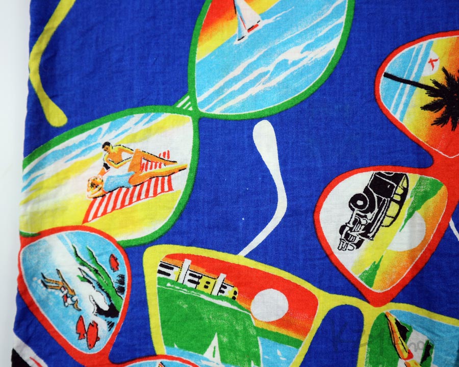 เสื้อฮาวาย marc daniels ลาย แว่นกันแดด