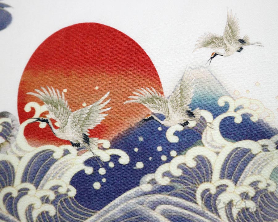 เสื้อฮาวายลายญี่ปุ่น PACSUN ลาย เสือกับนกกระเรียน