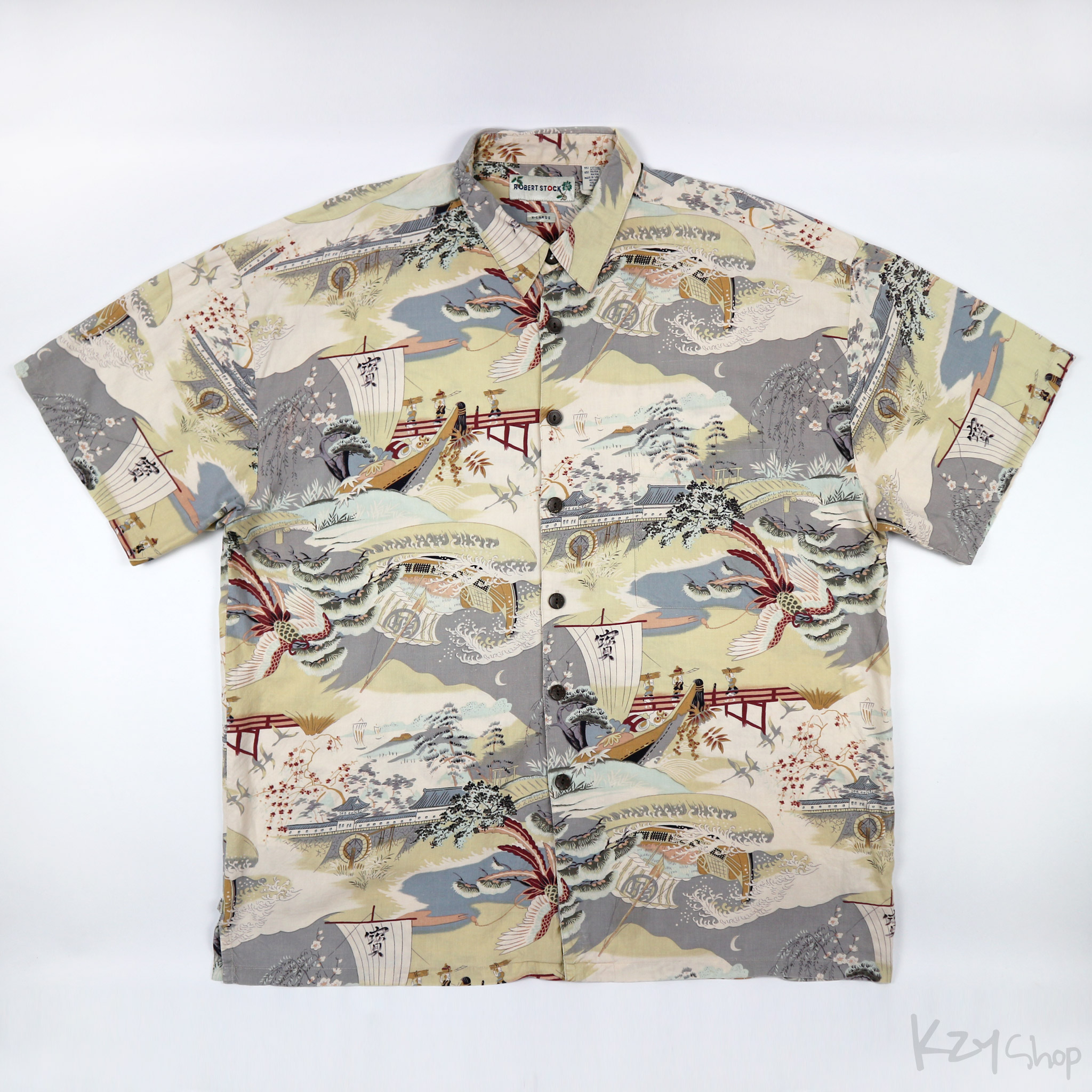 เสื้อฮาวายลายญี่ปุ่น ROBERT STOCK