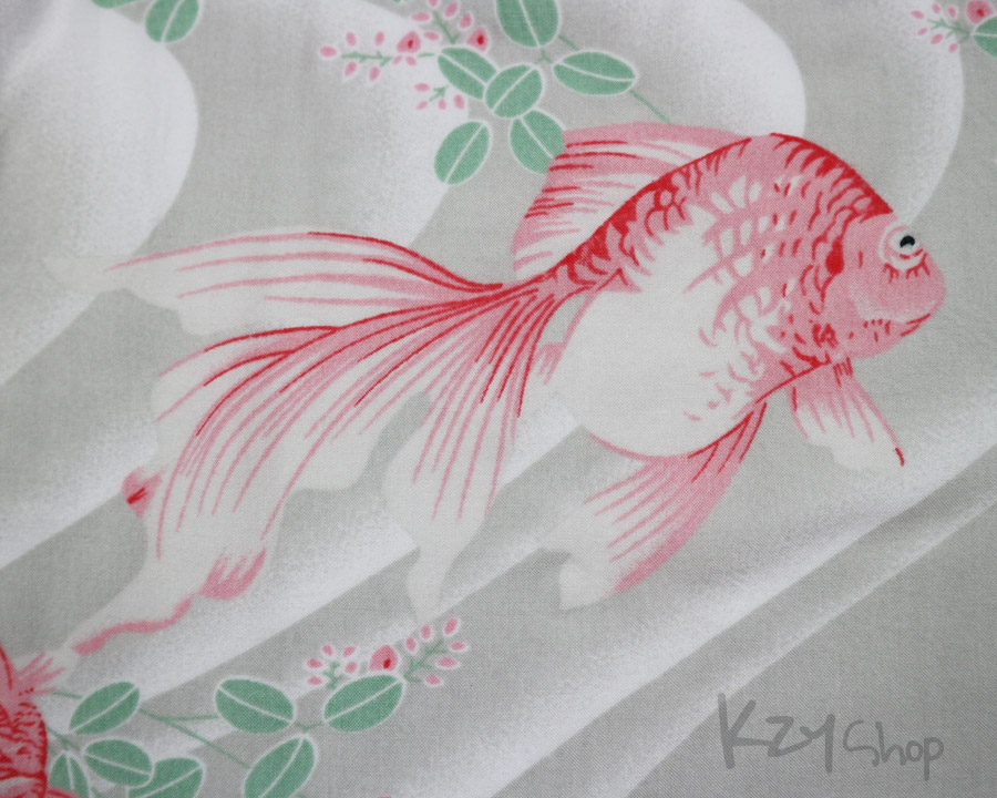 เสื้อฮาวายลายญี่ปุ่น Styled by Originals ลาย ปลาทอง