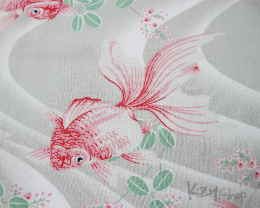 เสื้อฮาวายลายญี่ปุ่น Styled by Originals ลาย ปลาทอง