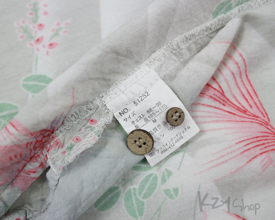 เสื้อฮาวายลายญี่ปุ่น Styled by Originals ลาย ปลาทอง