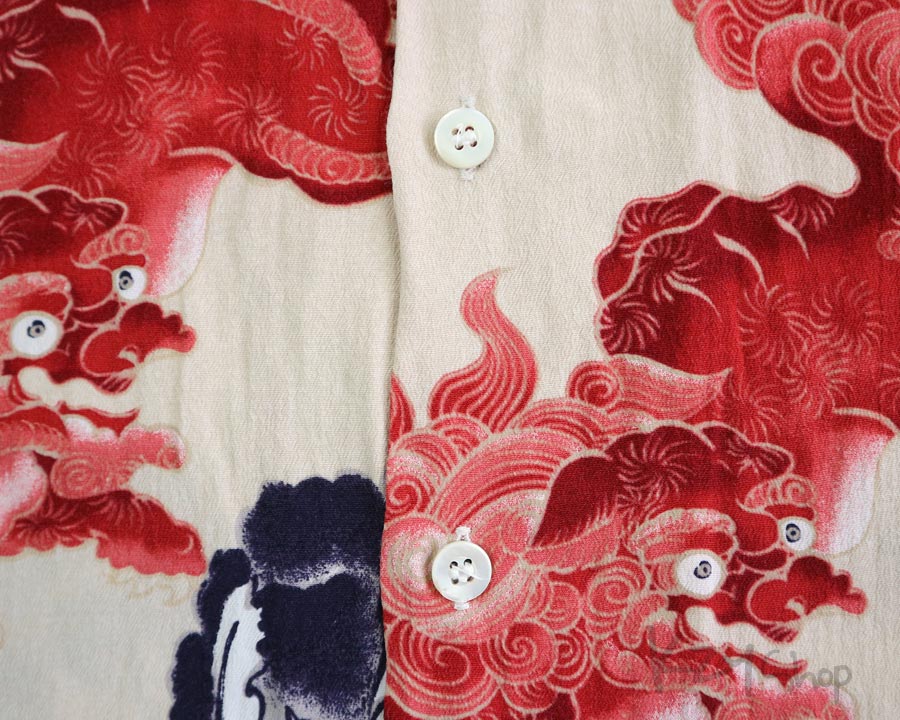 เสื้อฮาวายลายญี่ปุ่น Sun Surf - KARAJISHI BOTAN