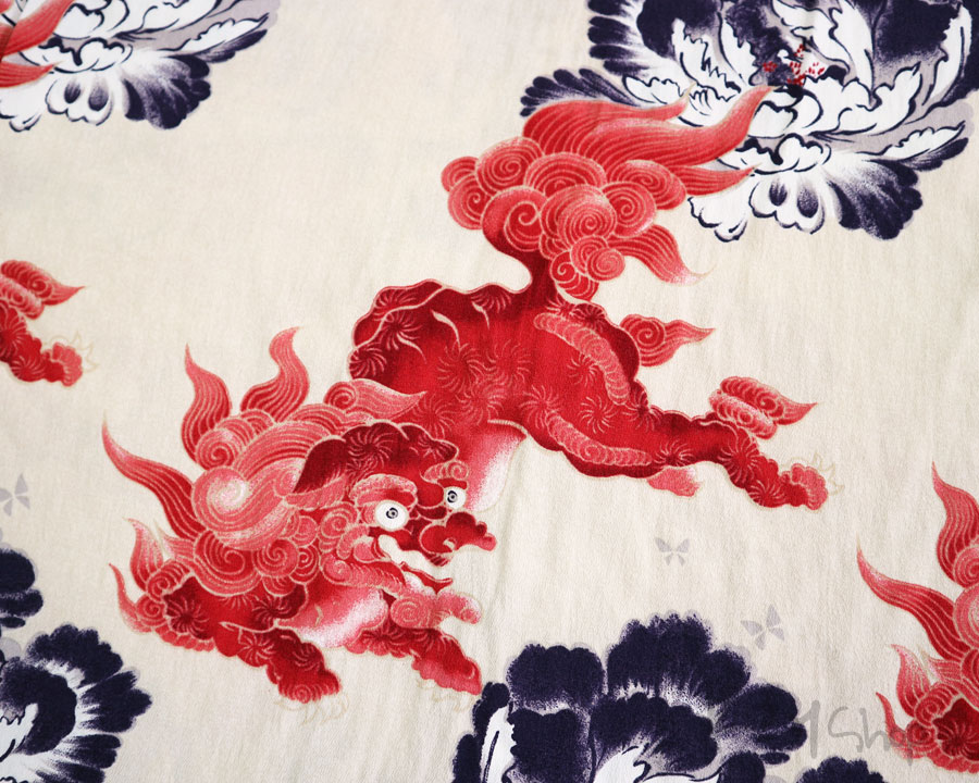 เสื้อฮาวายลายญี่ปุ่น Sun Surf - KARAJISHI BOTAN