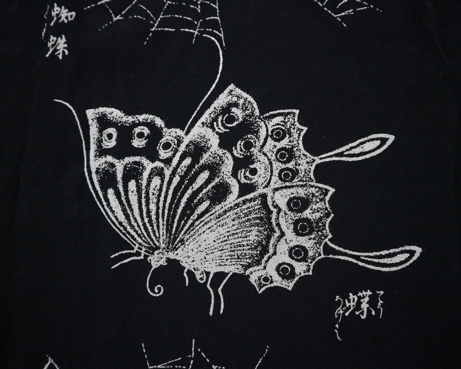 เสื้อฮาวายลายญี่ปุ่น Native Hawaiian - SPIDER & BUTTERFLY
