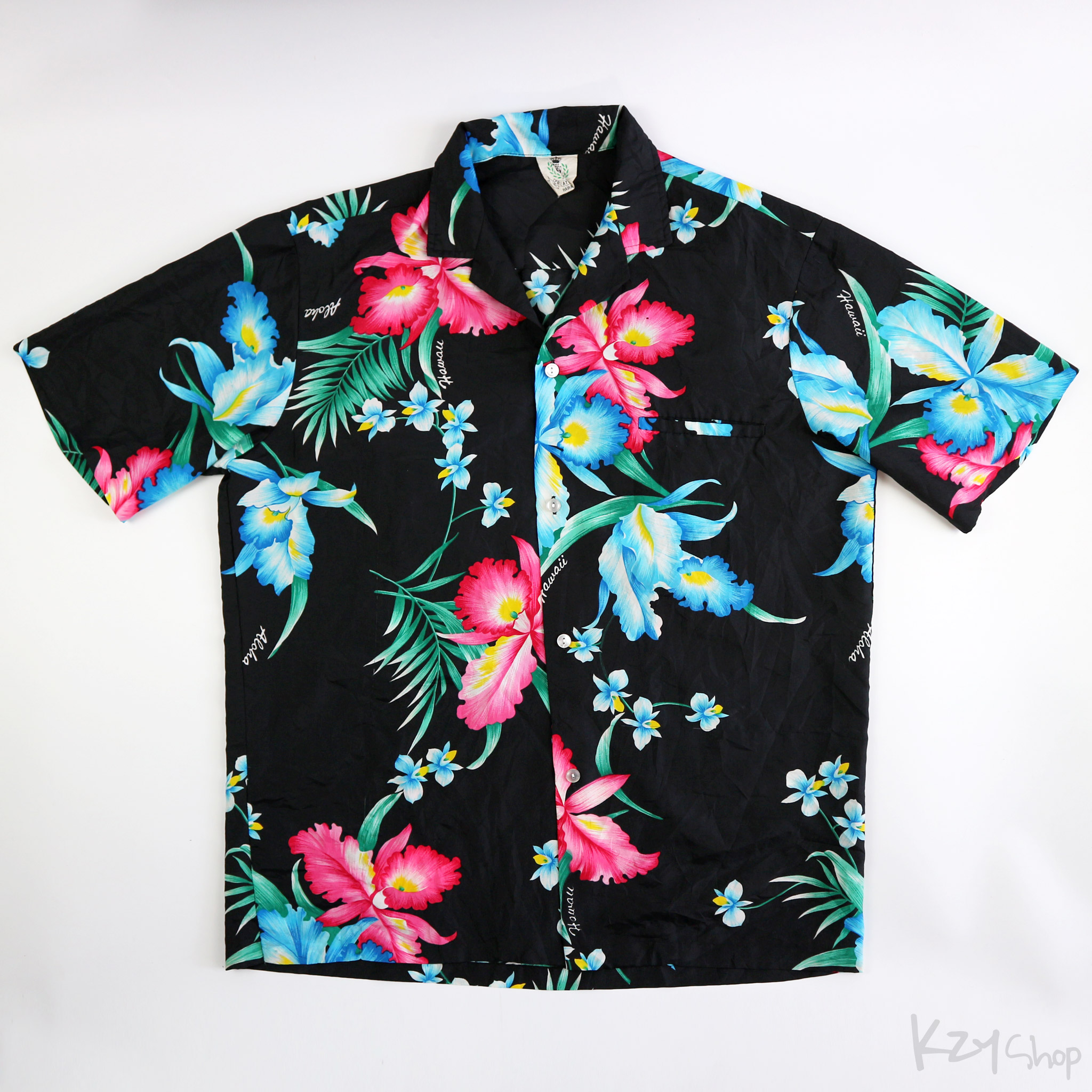 เสื้อฮาวาย ROYAL CREATIONS ลาย ดอกไม้