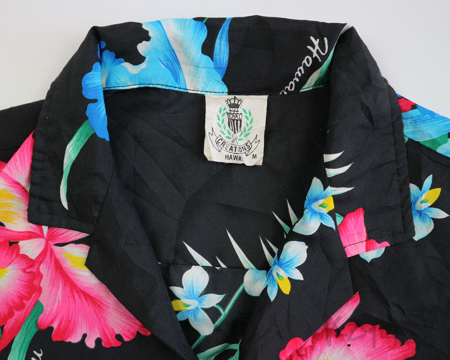 เสื้อฮาวาย ROYAL CREATIONS ลาย ดอกไม้