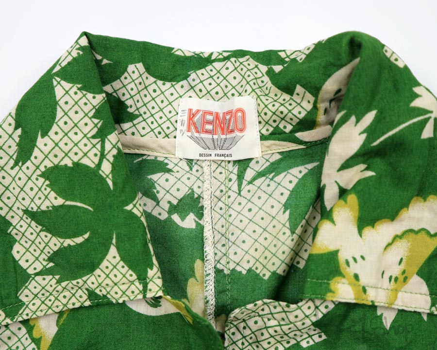 เสื้อฮาวายลายญี่ปุ่น KENZO ลาย นก