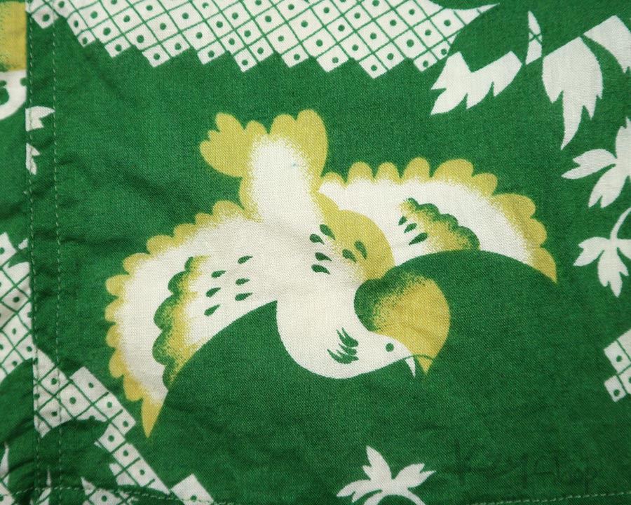 เสื้อฮาวายลายญี่ปุ่น KENZO ลาย นก