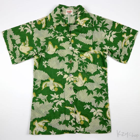 เสื้อฮาวายลายญี่ปุ่น KENZO ลาย นก