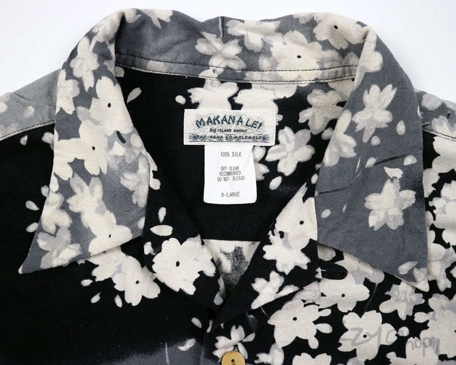  เสื้อฮาวายลายญี่ปุ่น MAKANA LEI ลาย ดอกซากุระ