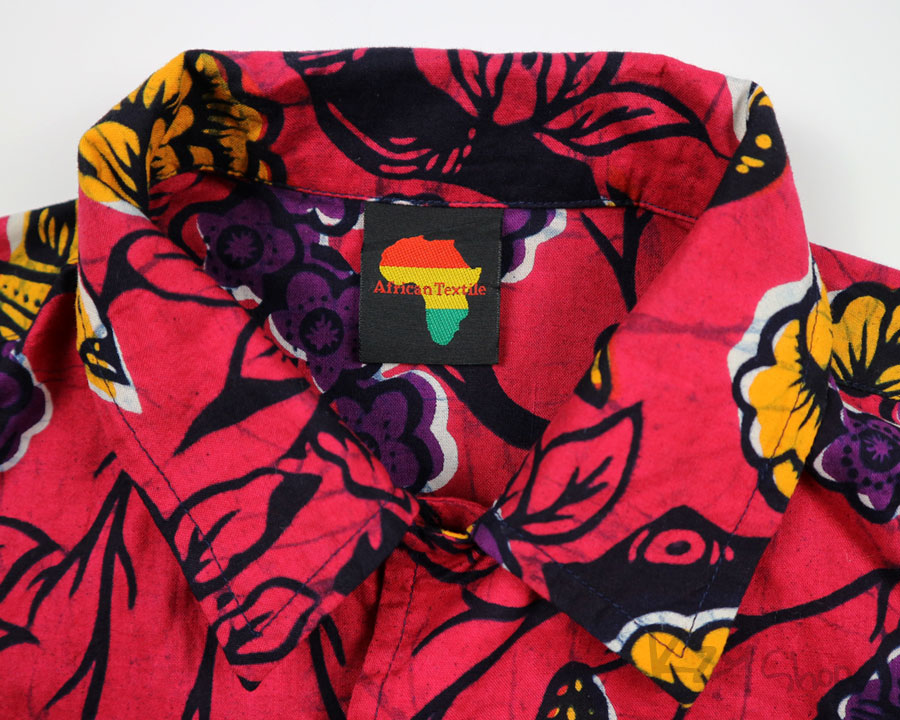  เสื้อฮาวายลายญี่ปุ่น Africa Textile ลาย นก ดอกซากุระ