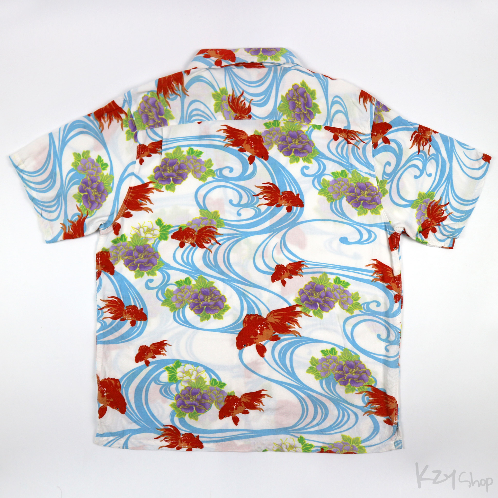 เสื้อฮาวายลายญี่ปุ่น Styled by Originals ลาย ปลาทอง